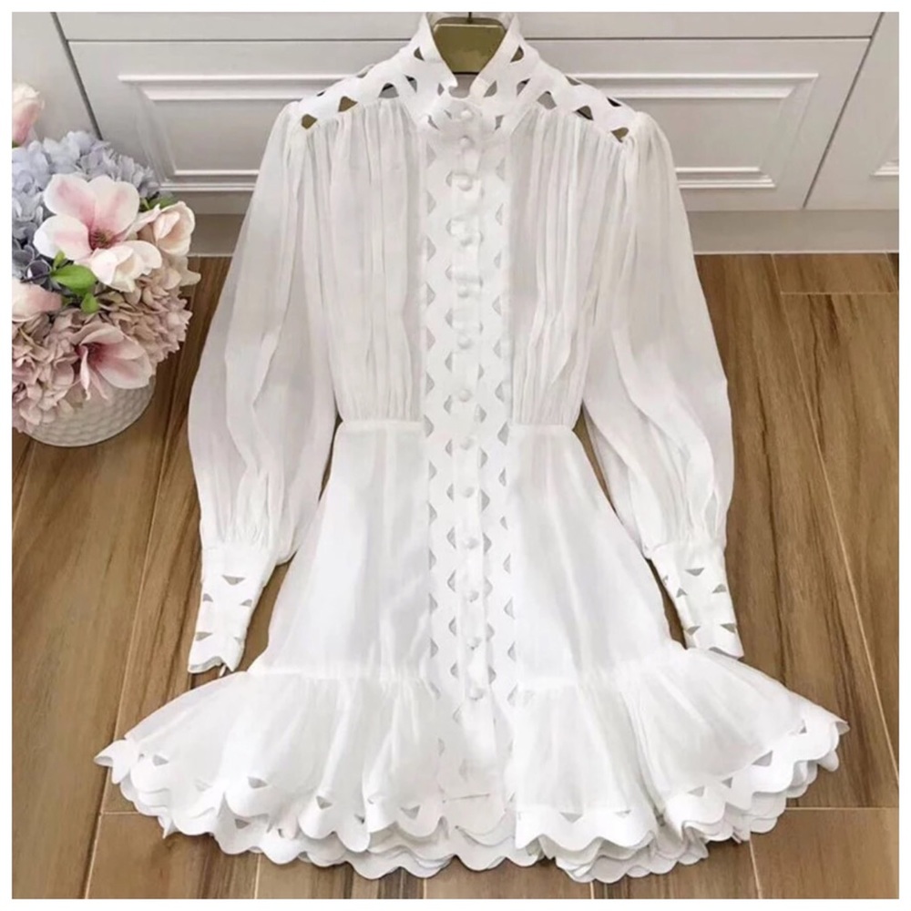 Gorgeous Ruffle Dress The Lindi - Picture 3 of 10